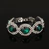 Yufei Mehrfarbiges Kristall-Strass-Armband