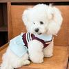 Breathable Puppy Striped Dress Comfortable Pet Clothing Pet Tank Top Dog Skirt Home