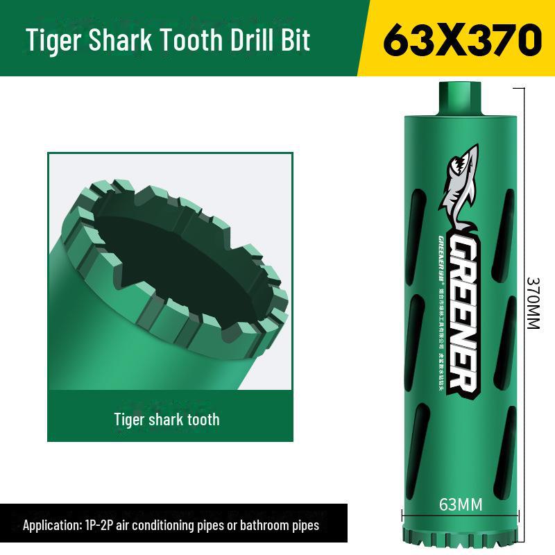Green Forest Dry Drill Bit for Marble, Cement, Concrete, and AC Hole Opening (No Water Needed)