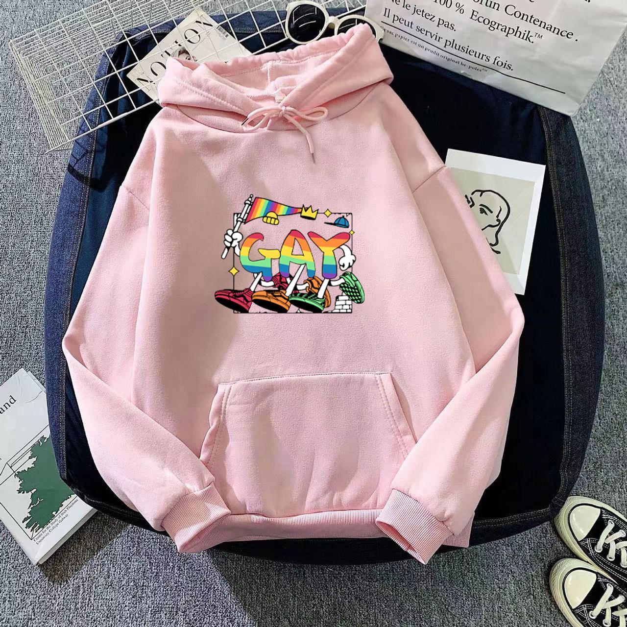 

Women Hooded Sweatshirt for Women Ladies Autumn Large Size Loose Plush Hooded Pullover Tops XXL