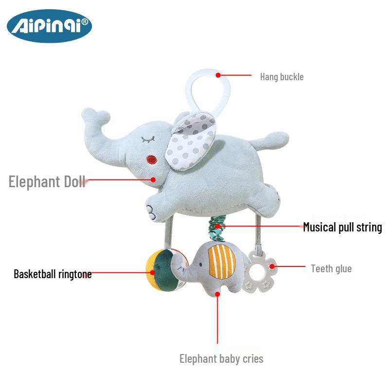 Aipinqi Musical Baby Stroller Toy Pendant - Soothing Hanging Bed Bell