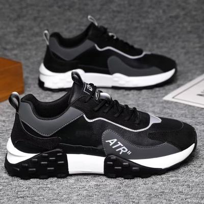 New 2025 Autumn and Winter Men's Shoes Breathable Versatile Sports Shoes Non-slip Soft-soled Fashion Casual Running Shoes