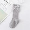 Red Bow Tie Knee High Tube Socks Girls' Christmas Stockings Infants Toddlers Soft Cotton Children Non Slip Floor Socks Baby Gift