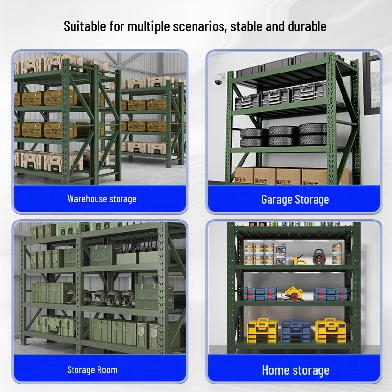Heavy-Duty Multi-layer Mobile Storage Shelf