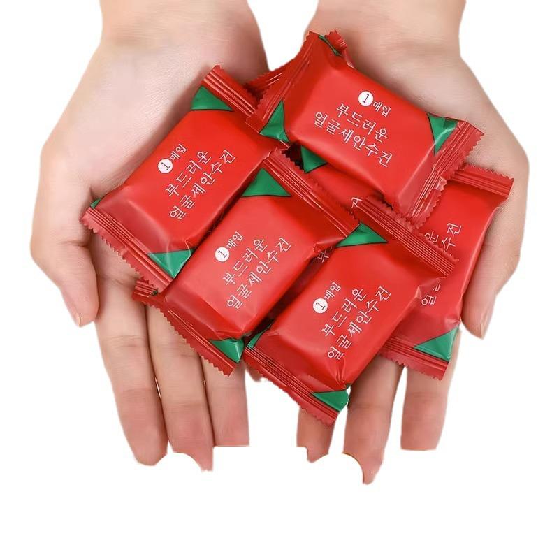 Compact & Thickened Disposable Cotton Towels - Travel-Sized for Bath & Face Use