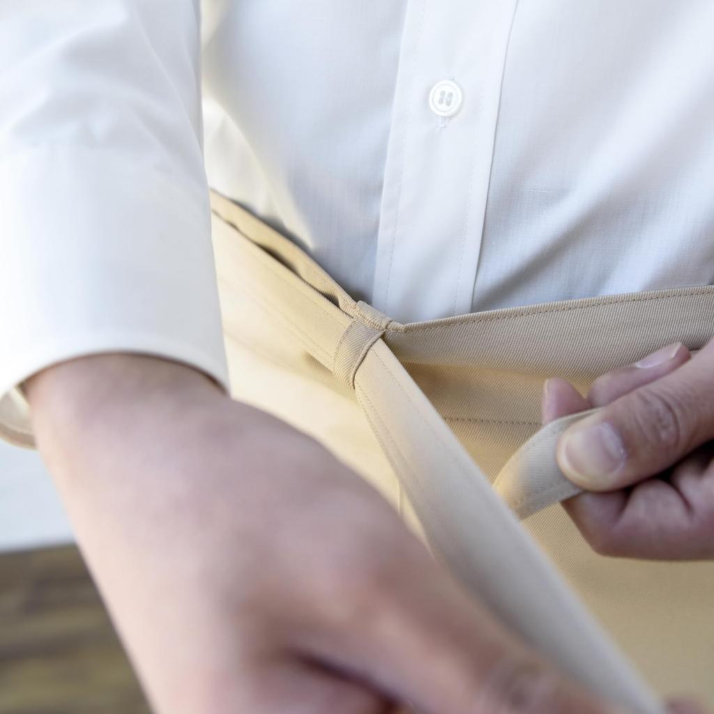 Seven Uniform CT2364 Middle Apron CT2364-9 Black Free Size