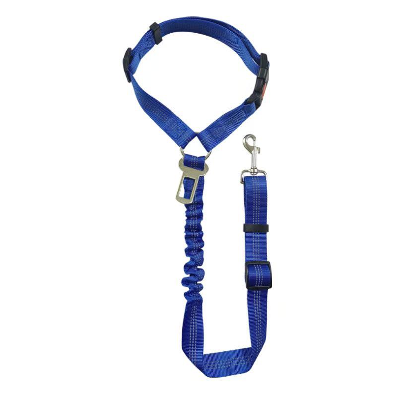 Reflective Elastic Safety Leash for Medium to Large Dogs - Shock-Absorbing and Explosion-Proof Design
