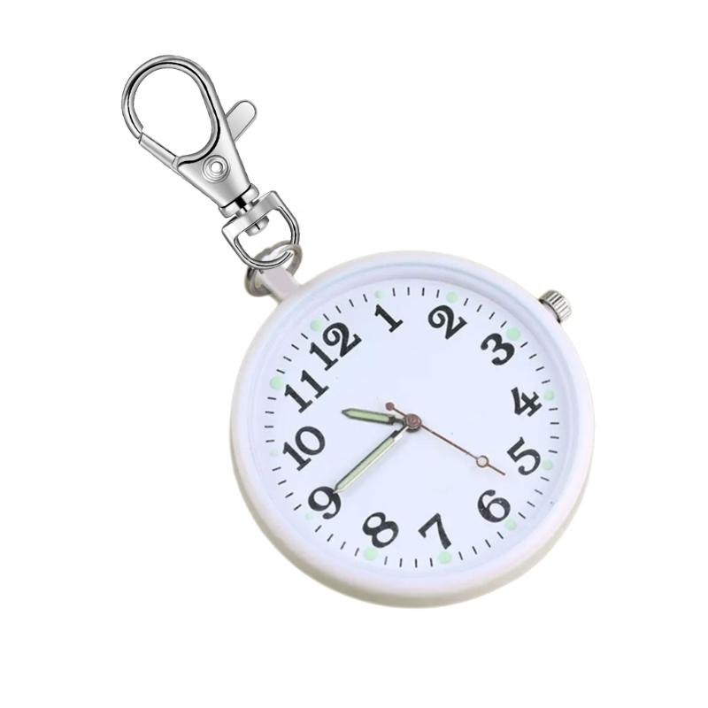 Portable Anti Shock Digital Keychain Timepiece For Outdoor Enthusiasts Seniors Traveler Lightweight Wearable Accessory