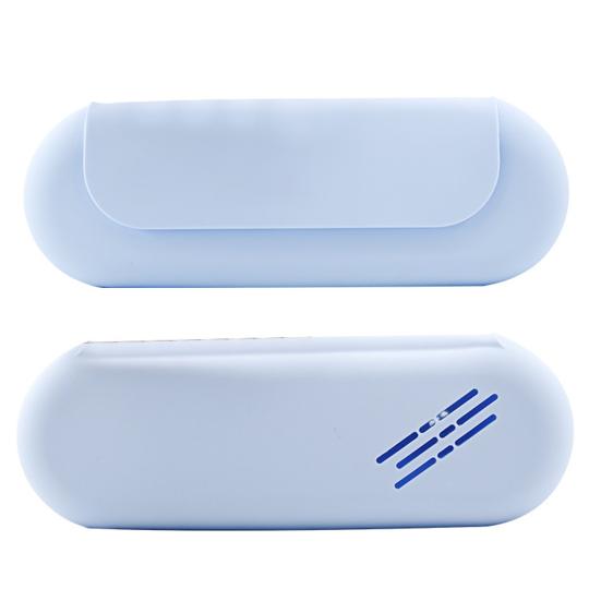 Silicone Makeup Brush Organizer Storage Box Large Capacity Magnetic Closure Waterproof Portable Travel Cosmetic Brush Case