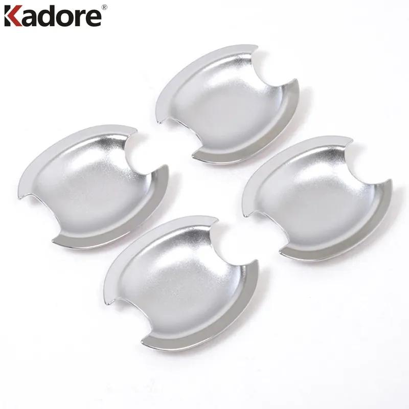 Side Door Handle Bowl Cup Cover Trim For Kia Cerato K3 Forte 2012 2013 2014 Chrome Car Door Handles Protector Cap Accessories