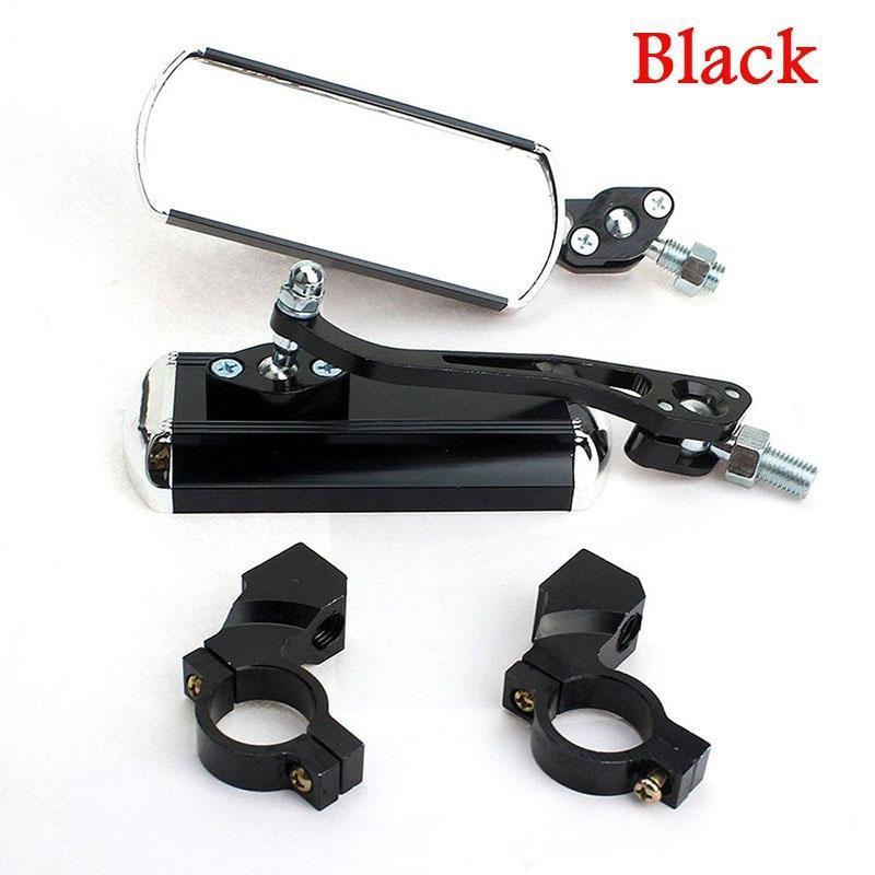 

Новое зеркало заднего вида для велосипеда, 1 пара регулируемых универсальных зеркал заднего вида для велосипеда, мотоцикла белый