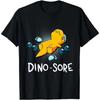 Funny Dino Sore Dinosaur Workout Gym Fitness Lifting T-Shirt Unisex Style Shirts for Women Men Clothing Casual Hip Hop Shirt