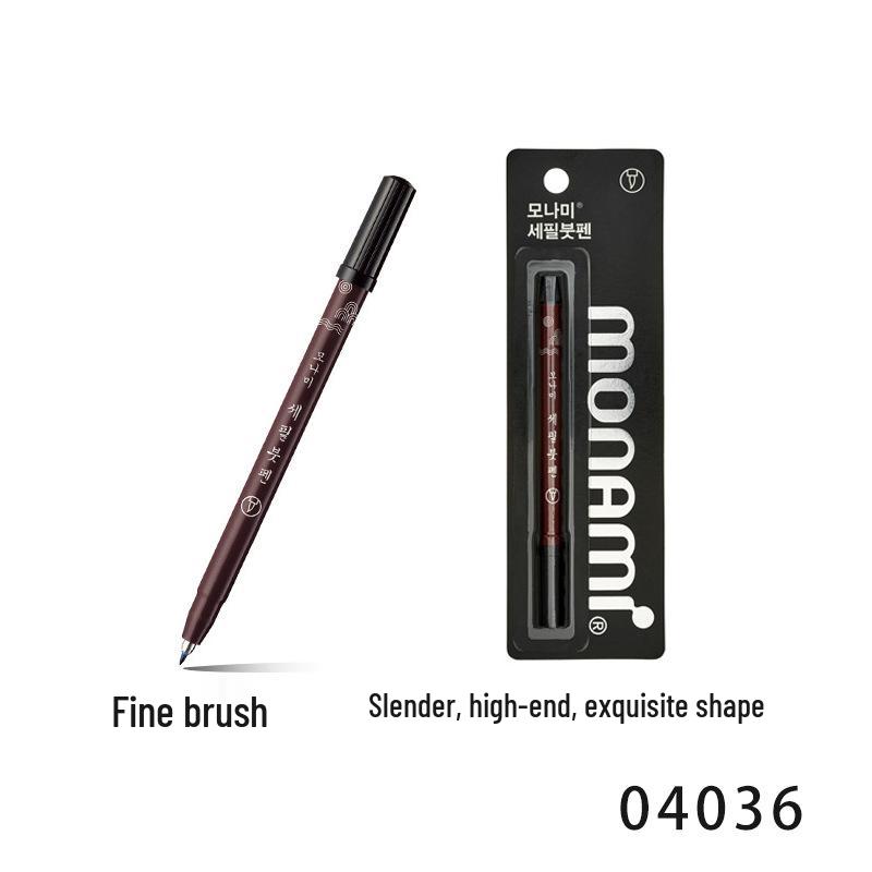 Monami Korean Calligraphy Pen 04036/04037/04019 - Elegant Writing & Signature Pen for Regular Script