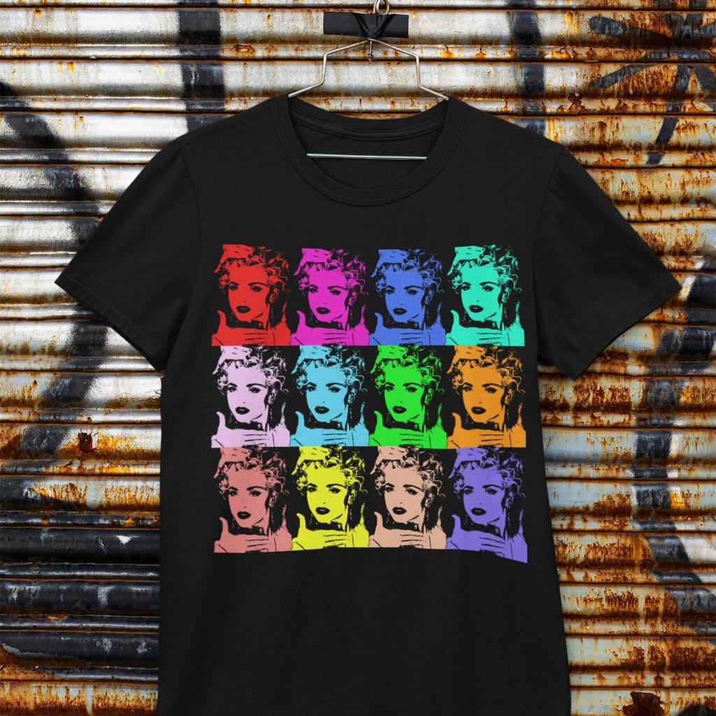 Vintage Style Pop Art Madonna Unisex Tee Shirt For Madonna Fans