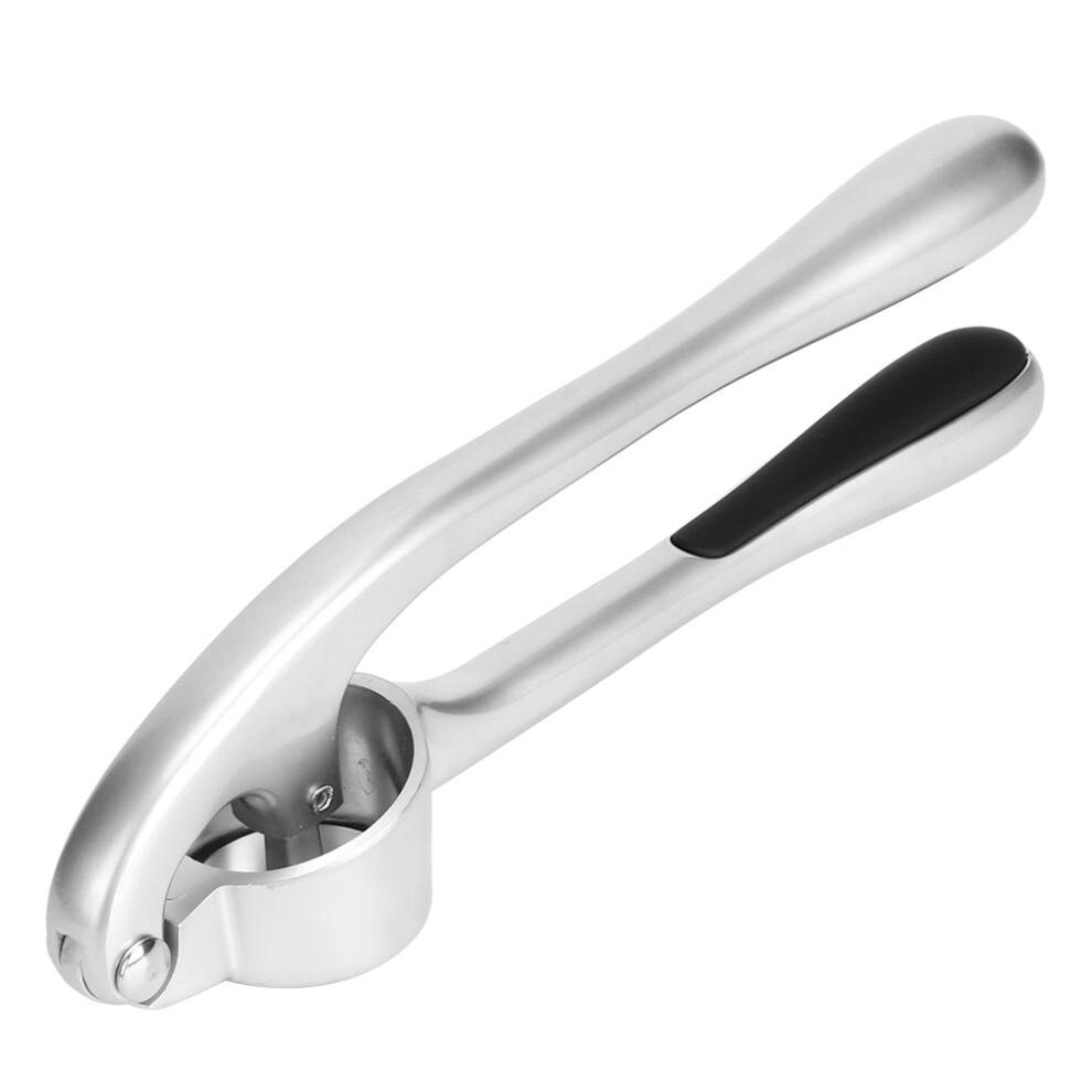 Zinc Alloy 304 Stainless Steel Garlic Press Manual Garlic Crusher Peel Garlic Cloves Mash Garlic Paste Crush Garlic