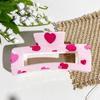 Uv-printed Square Gripper Sweet Fruit Print UpdoShark ClipHair Clip Hair Accessory