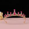 Black Baroque Crown Tiara Bride Eighteen Female Bar Mitzvah Birthday Princess Crown
