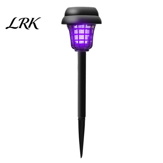 Outdoor Insect Control Light Solar Mosquito Trap Lamp, IP66 Waterproof Zapper with Dual Mode, 2 Mode Lamp in 1 & for Garden Yard Patio Lawn Courtyard S