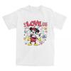 Mickey and Minnie Just Married Shirt Accessories 100% Cotton T-shirt Clothing Vintage Tee Shirt Printed Unisex