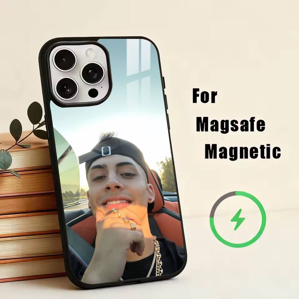 Cris M-J -Singer Phone Case For iPhone17,16,15,14,13,12,11 Plus,Pro Magnetic For Magsafe Wireless Charging
