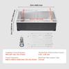 SucceBuy 25/33 inch Kitchen Sink Workstation 304 Stainless Steel Top Mount Sinks Household Dishwasher Sinks for RV Prep Kitchen