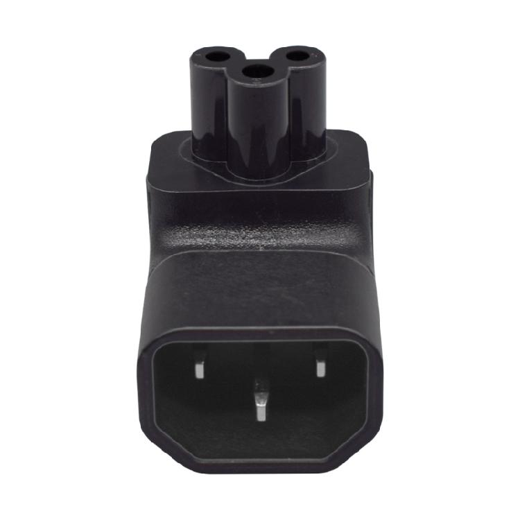 Adaptador de Corriente Universal Convertidor Adaptador IEC 320 C14 a C5 Ángulo Arriba/Abajo