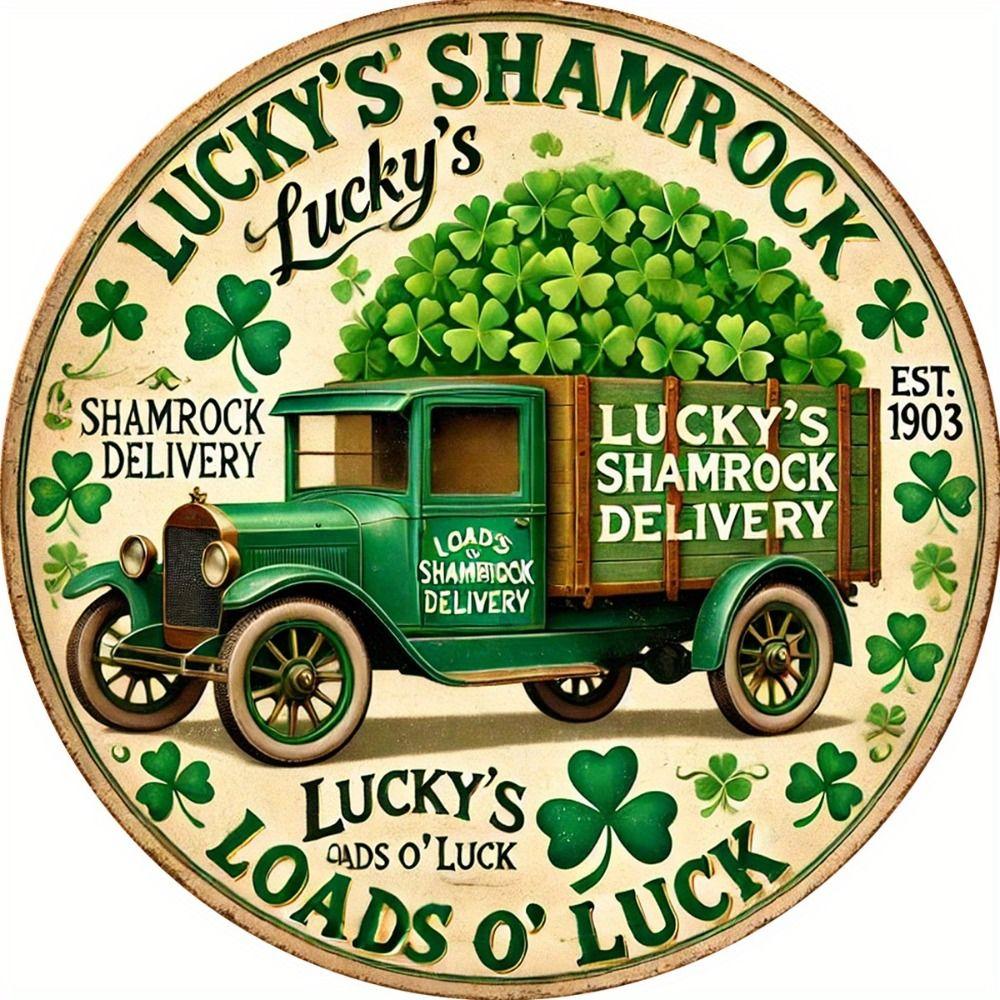 Garage Bar Metal Tin Sign Wall Decor 20x20cm