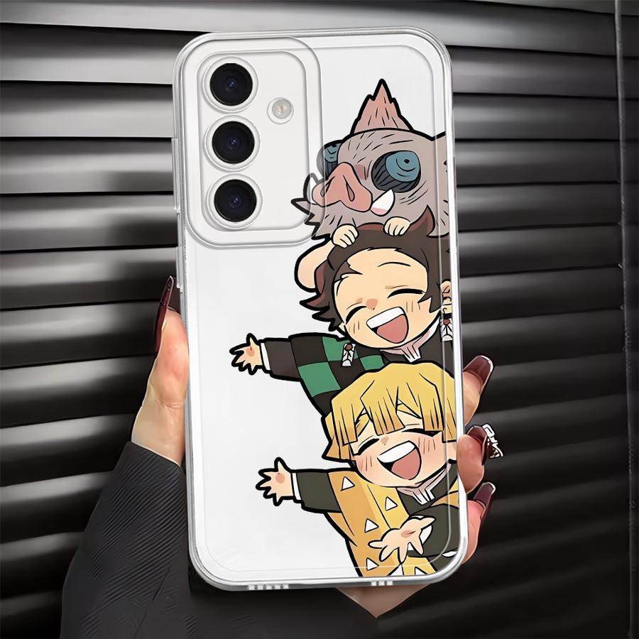 Case for Samsung Galaxy A57 A36 A37 A34 A35 A26 A24 A52 A17 A54 A15 A55 A14 A16 A52 A25 A51 A56 Phone Cover D-Demon S-Slayer