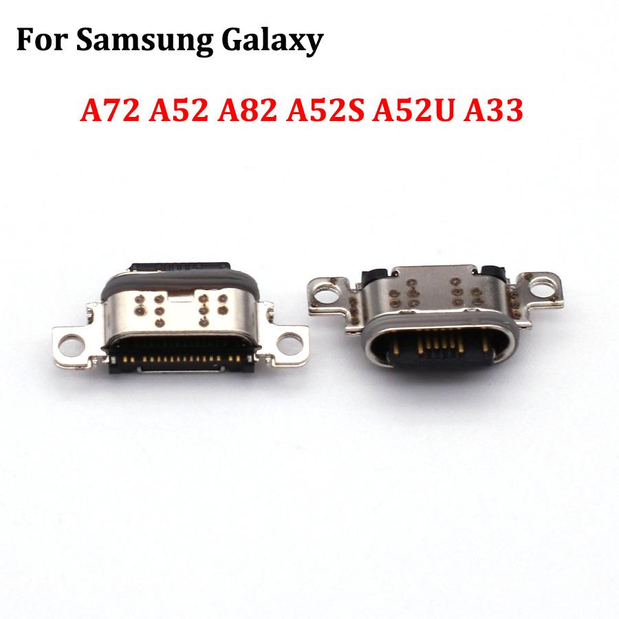 10-100Pc USB Charging Port Dock Plug Charger Connector For Samsung Galaxy A72 A52 A82 A52S A52U A33 A73 A336 A526 A726 A725 A525