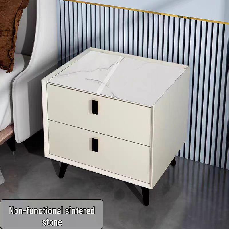 Modern Luxury Smart Bedside Table with Wireless Charging & Multifunctional Storage 50*40*46cm