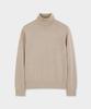 BROOKS BROTHERS [Women'S] Wool Solid Turtleneck (Beige) (Bbwuwbg405)