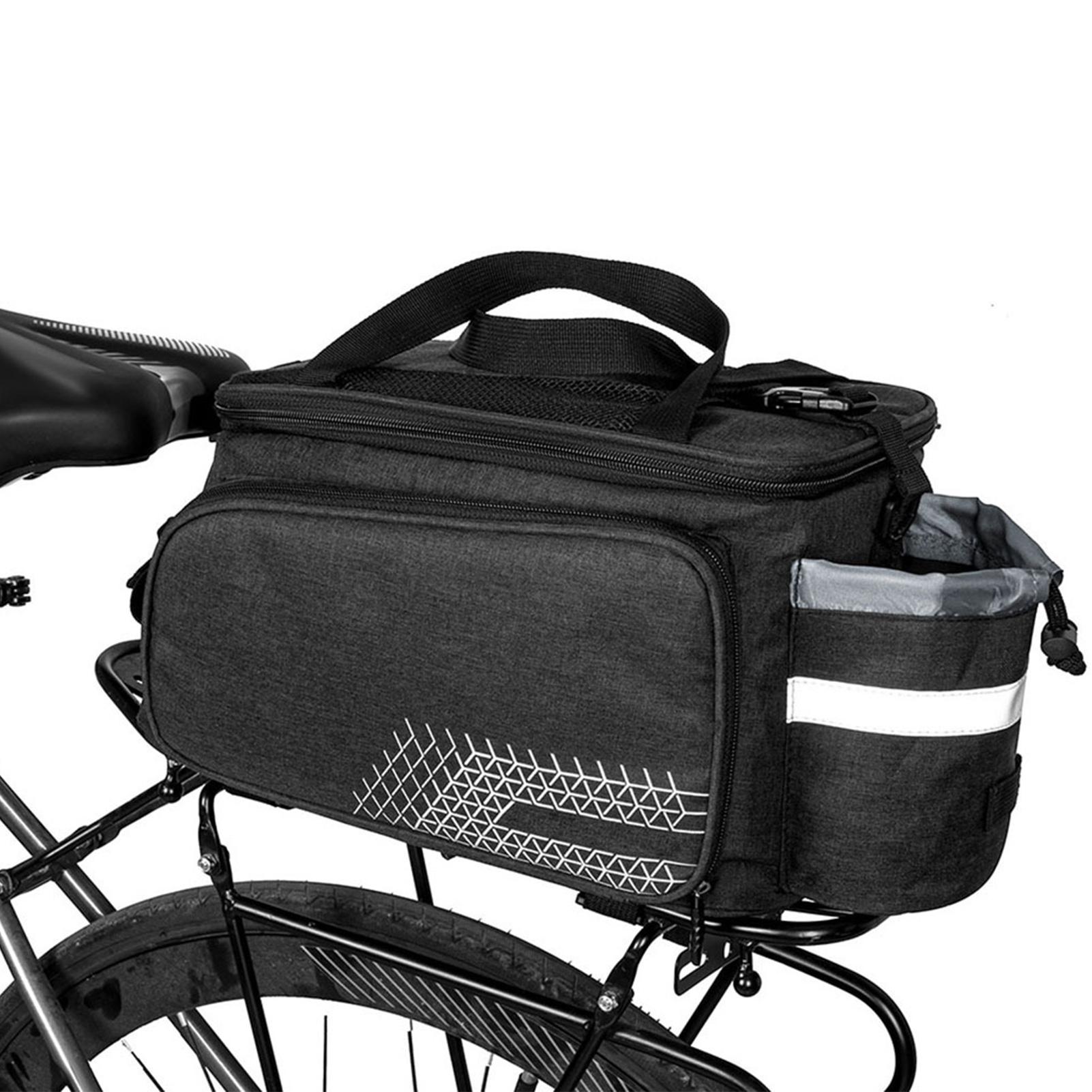 

Bike Saddle Bag Rear Bike Rack Bag for Bike 17L Large Capacity Combines Hand-carry Shoulder-sling and Bike Mounting Capabilities