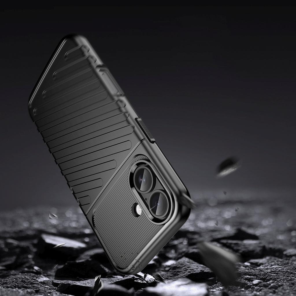 Etui pokrowiec plecki na iPhone 17 Thunder Case - czarne