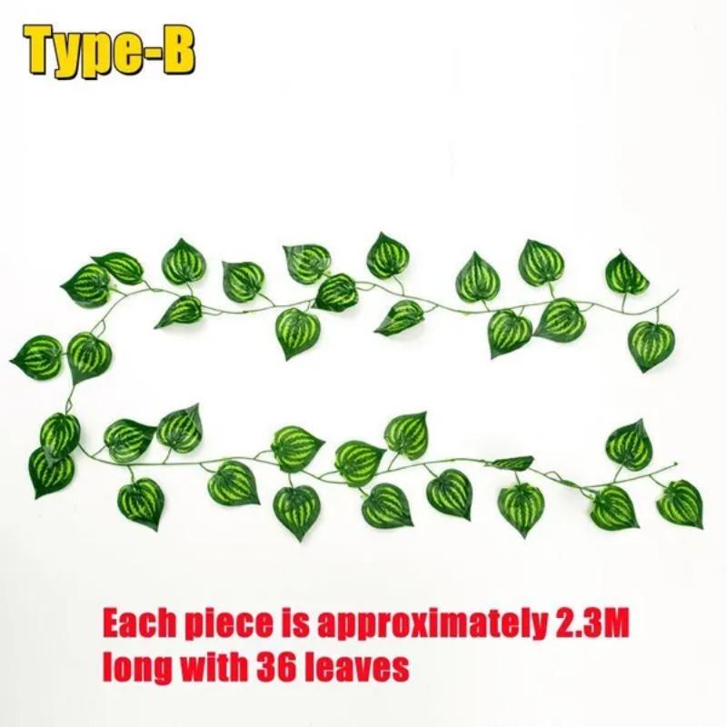 1PC Artificial Plants Wall Decoration Simulation Vines Green Plant