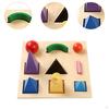 Wood Grammar Learning Language Preschool Educational Toy Development Montessori
