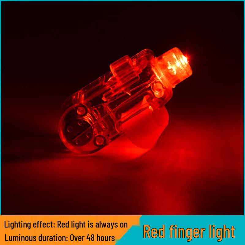 Colorful LED Finger Lights (10-Pack)