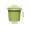 Thickened Plastic Flowerpot Plant Pot for Flowers Shrubs Succulents Breathable Root Control Flower Pot Garden Decorations