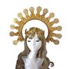 Gothic Lolita Girls KC Halo Crown Headpiece Virgin Sun Goddess Cosplay Baroque Crown Headband Women Headdress Hair Accessories