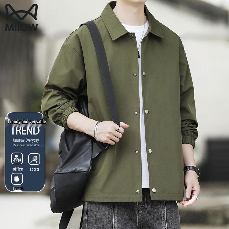 Herren Freizeit Hemdjacke Windbreaker