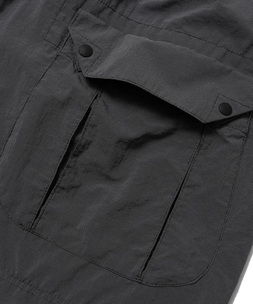 HUMOROUS ACCOUNT Field Cargo Shorts / Charcoal Grid