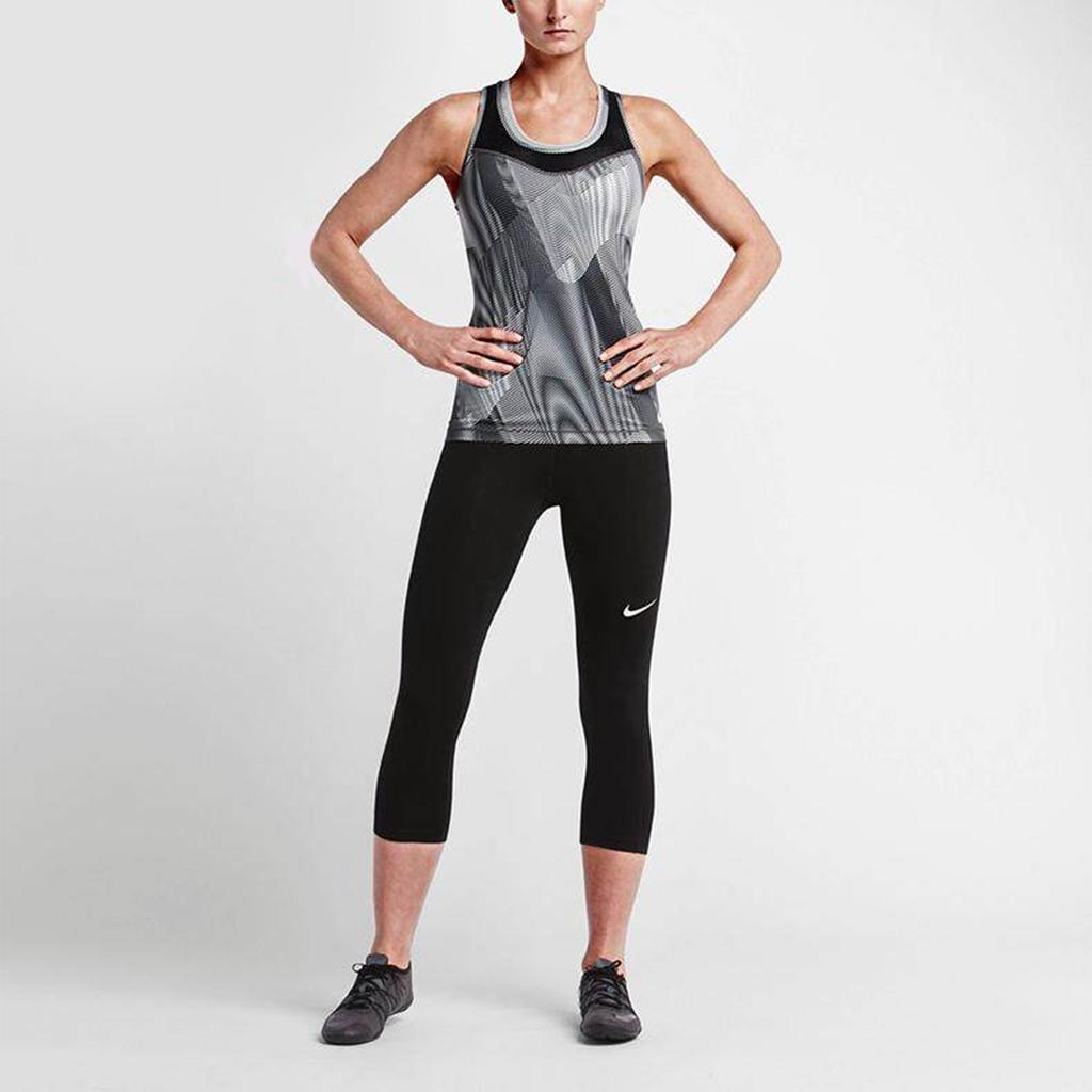Nike Pro HC Frequency Moisture Wicking Quick Dry High Elastic Breathable Tight Yoga Fitness Dance Sports Vest Women tops 725494-010