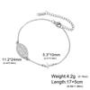 Virgin Mary Pendant Bracelet for Women Stainless Steel Cross Bracelet Catholic Christian Faith Bracelet Religious Gift for Girls