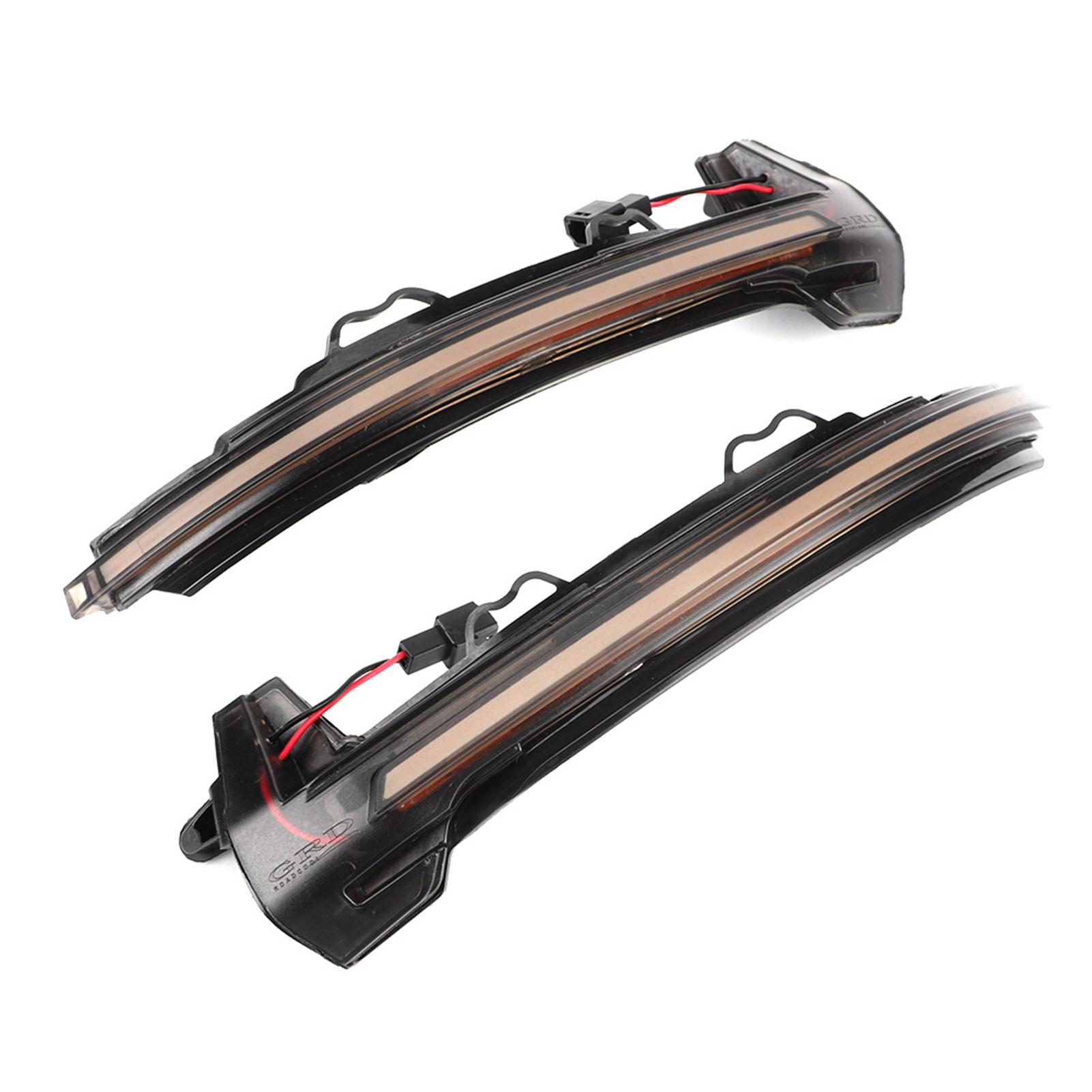 

LED Dynamic Flowing Turn Signal Yellow Light Side Rearview Mirror Sequential Blinker Fit for S4 RS4 B9 A5 S5 RS5