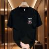 Short Sleeved Cotton T-shirt for Men and Women, 2026 Summer New Print Trend, High-quality and Versatile Round Neck T-shirt