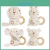 Organic Cotton Baby Hand Shake Toy With Chewable Rattles For Infants 01 Year