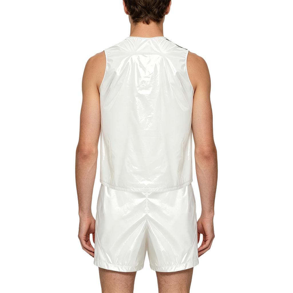 Traje de Sudoración Impermeable para Hombre S-3XL Top sin Mangas y Boxer con Cierre Lateral Ropa Deportiva Adaptativa para el Cuidado de Personas con Discapacidad
