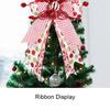 Christmas Hat Tree Top Star Christmas Tree Top Decoration Hat Retractable Spring Bow, Beautiful Christmas Tree Decorations