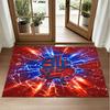 Bolton Wanderers FC Design Crystal Velvet Rug Soft Decorative Mat for Bedroom Entrance
