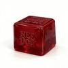 Bpa-Free Nee Doh Nice Cube Squishy Toy, Translucent Red Super Squeeze Fidget Cube For Stress Relief