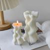 Geometric Rotating Silicone Candle Mold Silicone Scented Candle Mould for Geometric Scented Candle DIY Gift